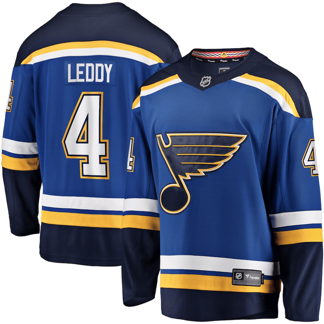 Nick Leddy St. Louis Blues 2024-2025 Breakaway Home Blue Jersey