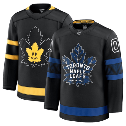 Toronto Maple Leafs 2024-2025 Alternate Premium Custom Black Jersey