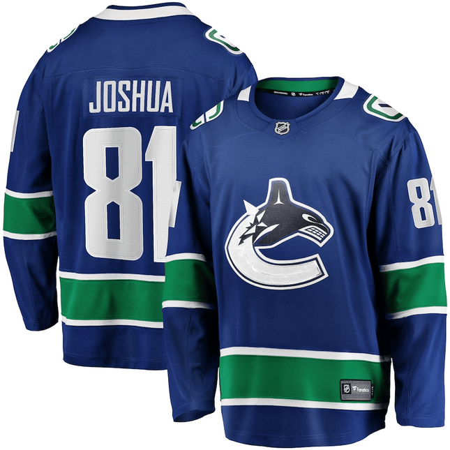 Dakota Joshua Vancouver Canucks 2024-2025 Home Team Breakaway Blue Jersey