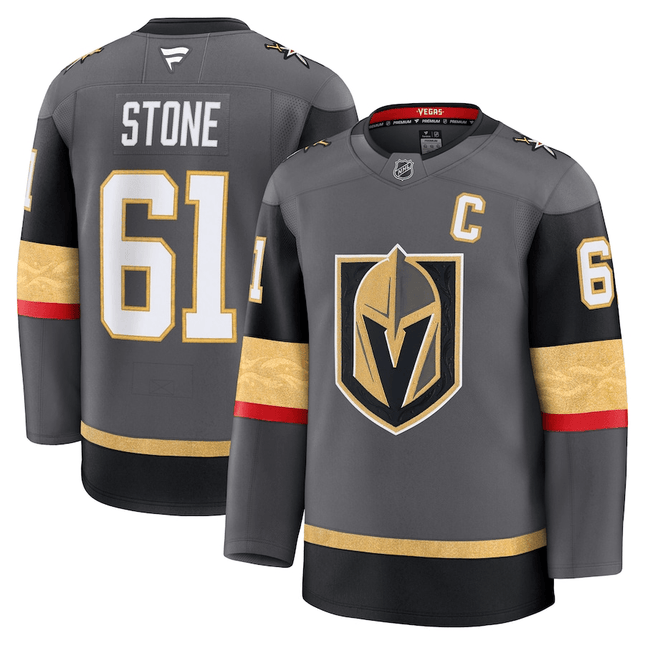 Mark Stone Golden Knights 2024-2025 Breakaway Alternate Gray Jersey