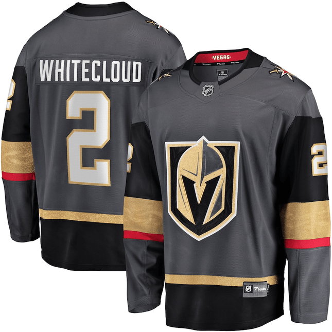 Zach Whitecloud Golden Knights 2024-2025 Breakaway Alternate Gray Jersey