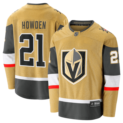 Brett Howden Vegas Golden Knights 2024-2025 Home Breakaway Gold Jersey