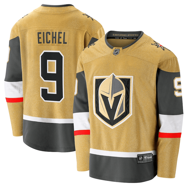 Jack Eichel Vegas Golden Knights 2024-2025 Home Breakaway Gold Jersey