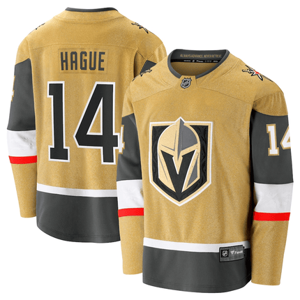Nicolas Hague Vegas Golden Knights 2024-2025 Home Breakaway Gold Jersey