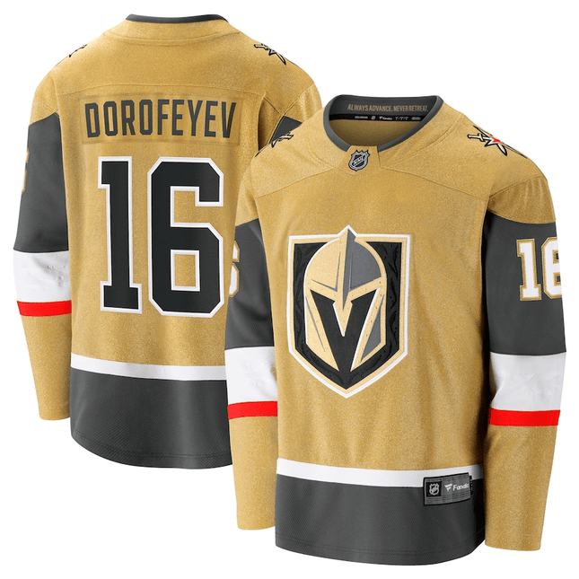 Pavel Dorofeyev Vegas Golden Knights 2024-2025 Home Breakaway Gold Jersey