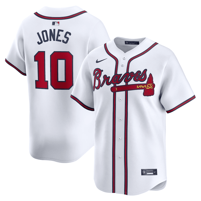 Chipper Jones Atlanta Braves 2024-2025 Home Limited White Jersey
