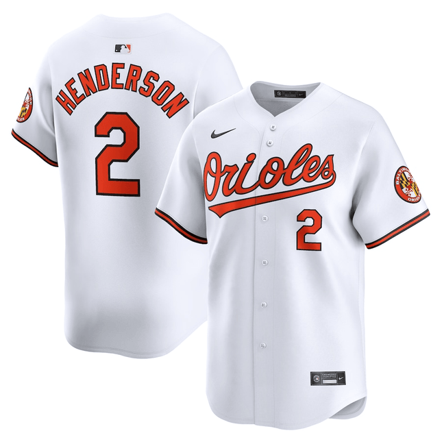 Gunnar Henderson Baltimore Orioles 2024-2025 Home Limited White Jersey