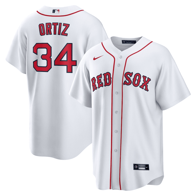 David Ortiz Boston Red Sox 2024-2025 Home Limited White Jersey