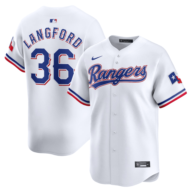 Wyatt Langford Texas Rangers 2024-2025 Home Limited Player White Jersey
