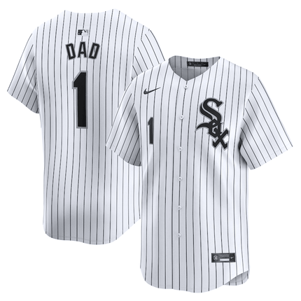 Chicago White Sox 2024-2025 #1 Dad Home Limited White Jersey