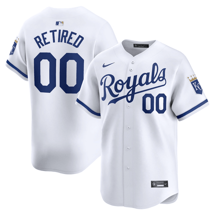 Kansas City Royals 2024-2025 Home Limited Pick-A-Player Retired Roster White Jersey