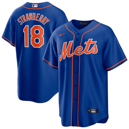 Darryl Strawberry New York Mets 2024-2025 Alternate Royal Jersey