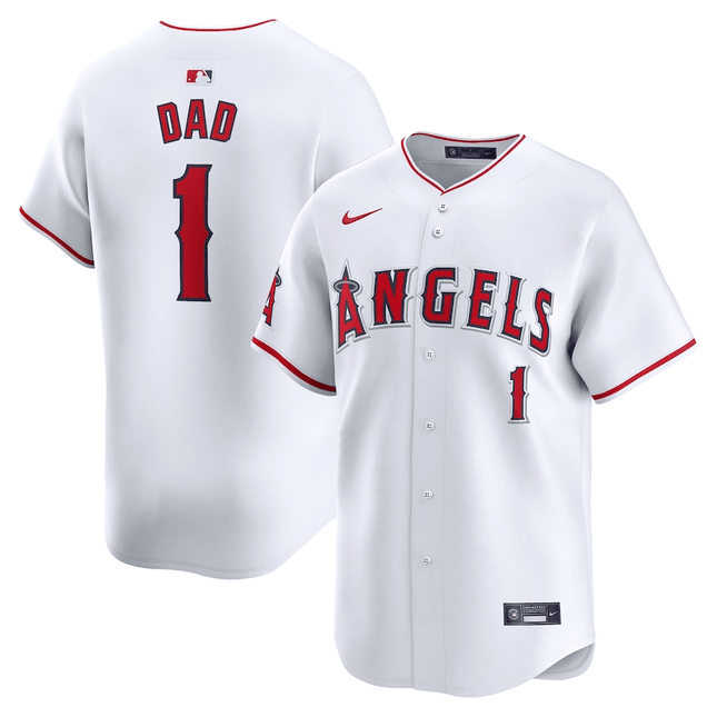Los Angeles Angels 2024-2025 #1 Dad Home Limited Jersey