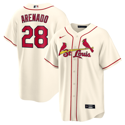 Nolan Arenado St. Louis Cardinals 2024-2025 Alternate Player Cream Jersey
