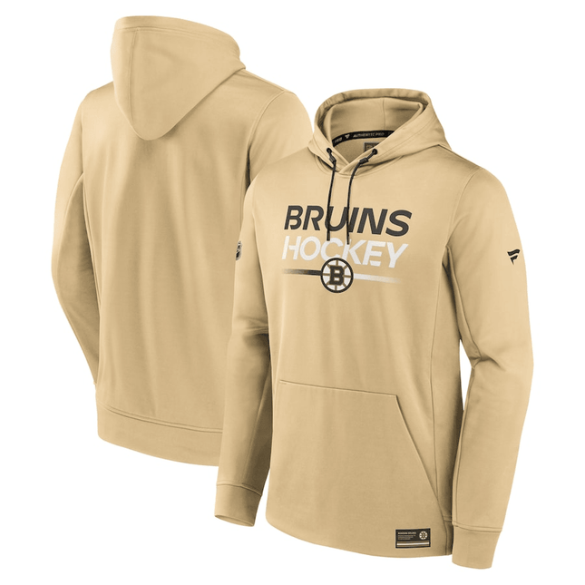 Boston Bruins 2024-2025 Pro Gold Pullover Hoodie