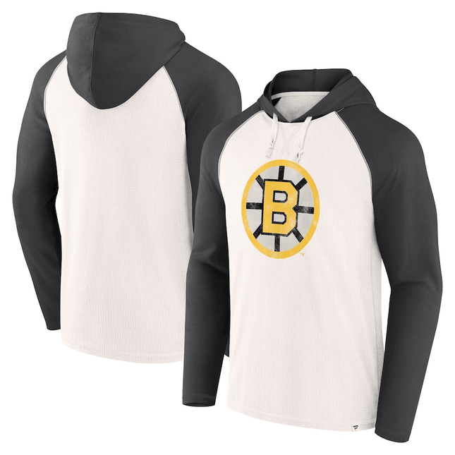 Boston Bruins 2024-2025 Winger White Pullover Hoodie