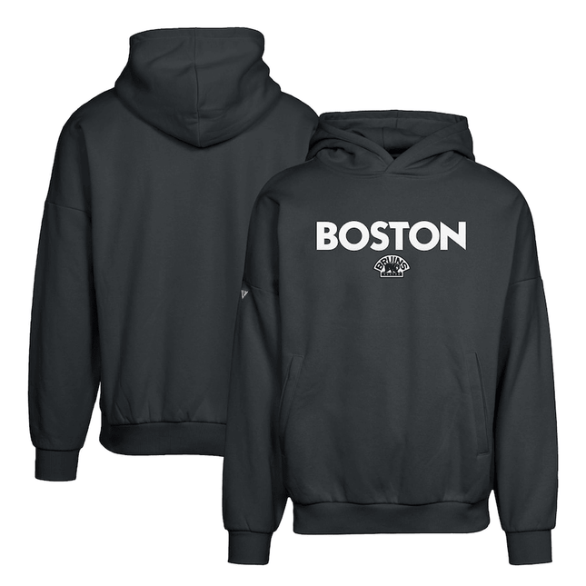 Boston Bruins 2024-2025 Levelwear Contact City Capsule Black Pullover Hoodie