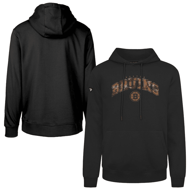 Boston Bruins 2024-2025 Levelwear Black Pullover Hoodie