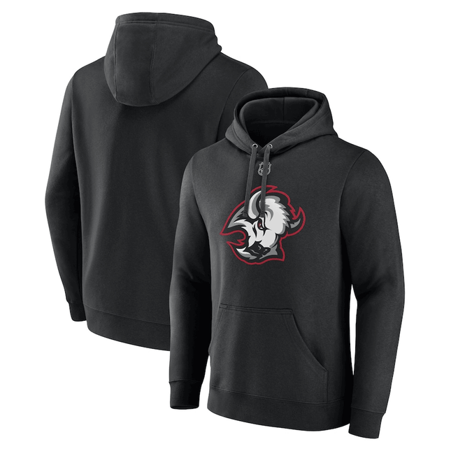 Buffalo Sabres 2024-2025 Alternate Logo Black Pullover Hoodie