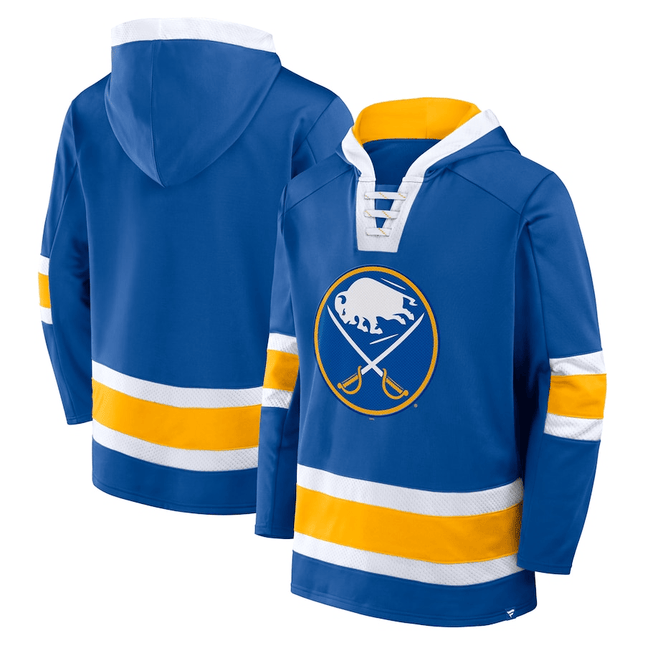 Buffalo Sabres 2024-2025 Inside Line Fleece Royal Pullover Hoodie