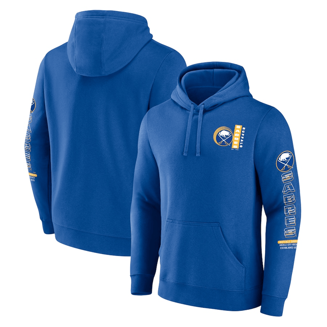 Buffalo Sabres 2024-2025 Revolution Royal Pullover Hoodie