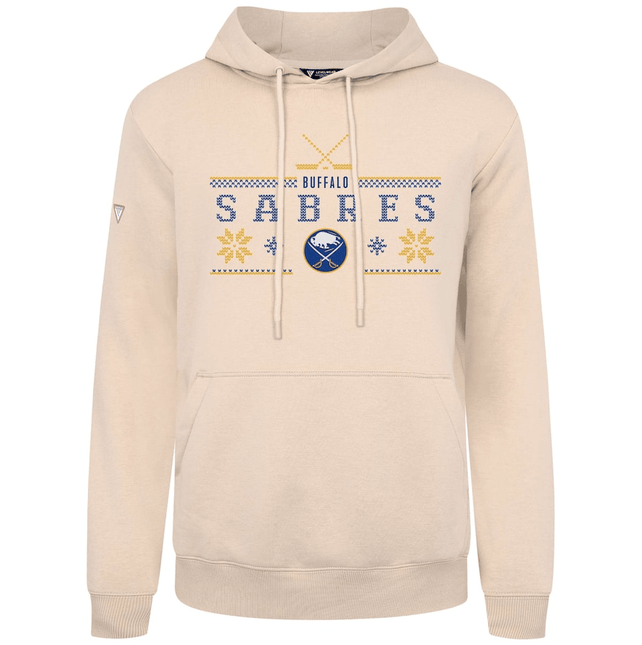 Buffalo Sabres 2024-2025 Levelwear Podium Holiday Khaki Pullover Hoodie