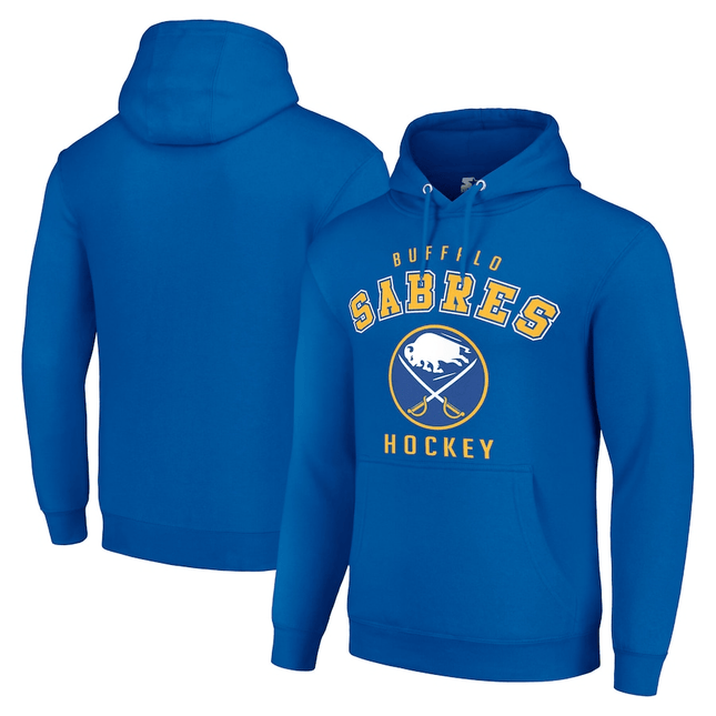 Buffalo Sabres 2024-2025 Starter Logo Royal Pullover Hoodie