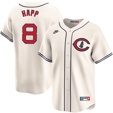 Ian Happ Chicago Cubs 2024-2025 Field of Dreams Limited Cream Jersey