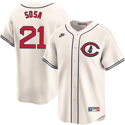 Sammy Sosa Chicago Cubs 2024-2025 Field of Dreams Limited Cream Jersey