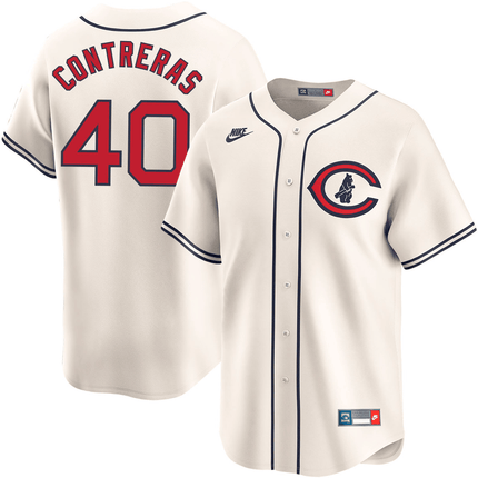 Willson Contreras Chicago Cubs 2024-2025 Field of Dreams Limited Cream Jersey