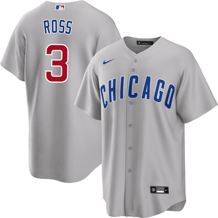 David Ross Chicago Cubs 2024-2025 Road Gray Jersey