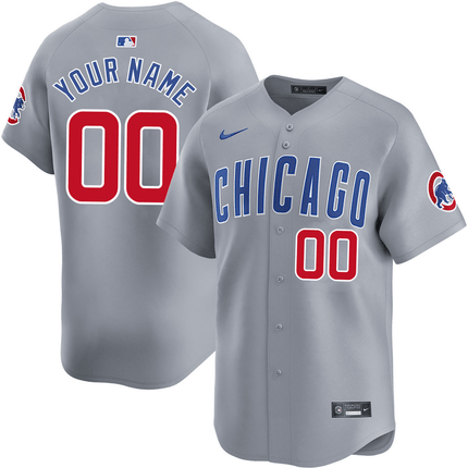 Personalized Chicago Cubs 2024-2025 Road Limited Gray Jersey