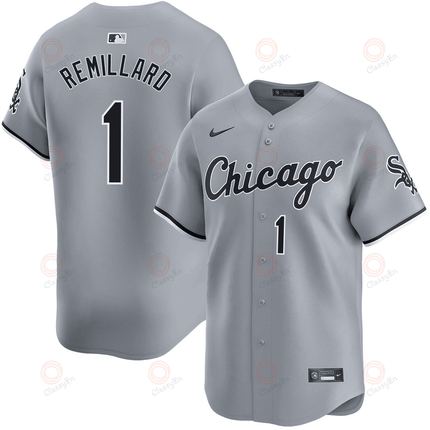 Zach Remillard Chicago White Sox 2024-2025 Road Limited Gray Jersey