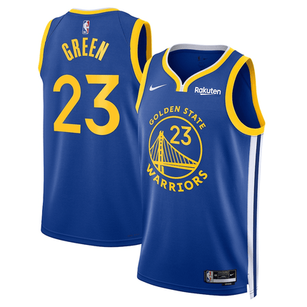 Draymond Green Golden State Warriors 2024-2025 Icon Edition Swingman Badge Royal Jersey