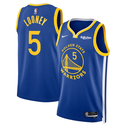 Kevon Looney Golden State Warriors 2024-2025 Icon Edition Swingman Badge Royal Jersey