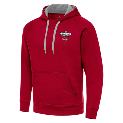 Hockey Canada Antigua 2025 4 Nations Face Off Victory Pullover Red Hoodie
