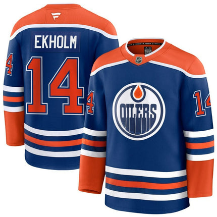 Mattias Ekholm Edmonton Oilers 2025 Home Premium Royal Jersey