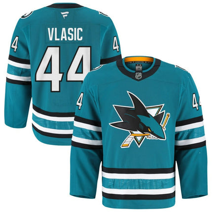 Marc-Edouard Vlasic San Jose Sharks 2025 Home Pro Teal Jersey