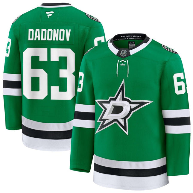 Evgenii Dadonov Dallas Stars 2025 Home Premium Kelly Green Jersey