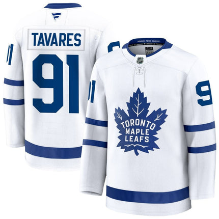 John Tavares Toronto Maple Leafs 2025 Away Premium White Jersey