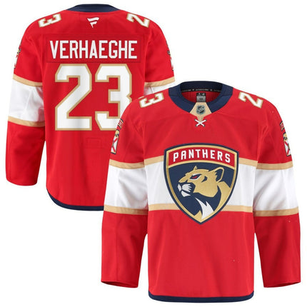 Carter Verhaeghe Florida Panthers 2025 Home Red Jersey