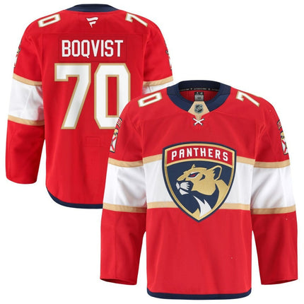 Jesper Boqvist Florida Panthers 2025 Home Red Jersey