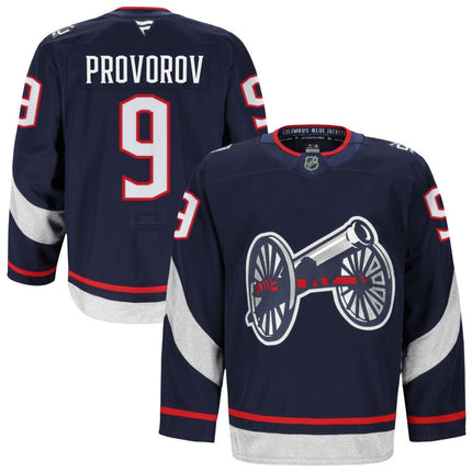 Ivan Provorov Columbus Blue Jackets 2025 NHL Stadium Series Premium Navy Jersey