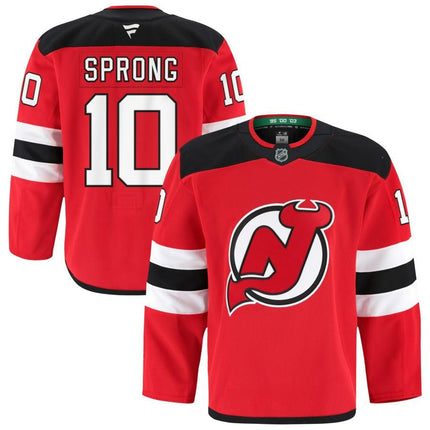 Daniel Sprong New Jersey Devils 2025 Home Pro Jersey - Red