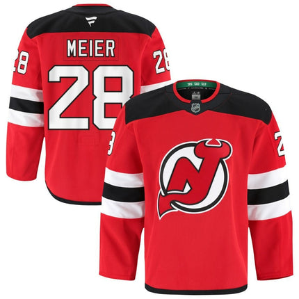 Timo Meier New Jersey Devils 2025 Home Pro Jersey - Red