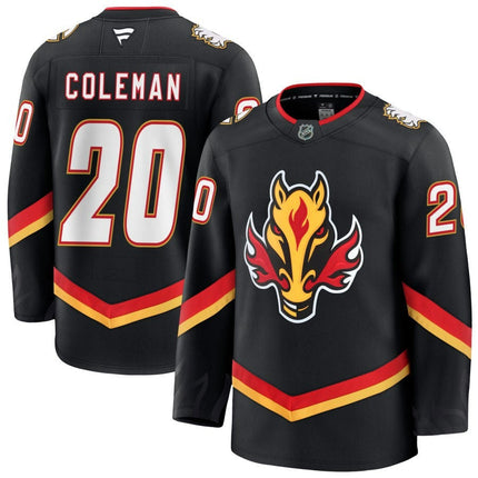 Blake Coleman Calgary Flames 2025 Alternate Premium Jersey - Black