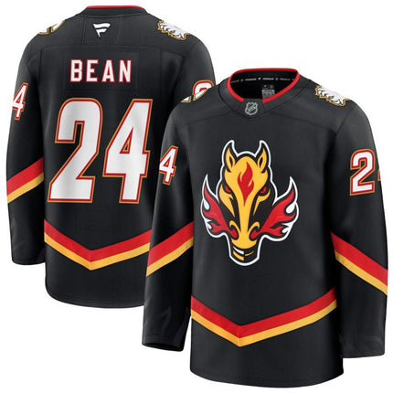 Jake Bean Calgary Flames 2025 Alternate Premium Jersey - Black
