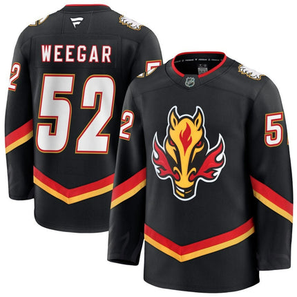 Mackenzie Weegar Calgary Flames 2025 Alternate Premium Jersey - Black