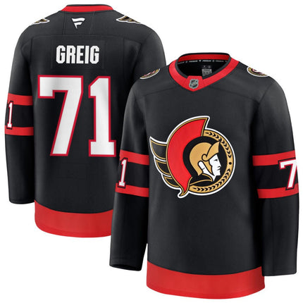 Travis Hamonic Ottawa Senators 2025 Premium Home Jersey - Black