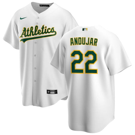 Miguel Andujar Oakland Athletics 2025 Home Replica Jersey - White